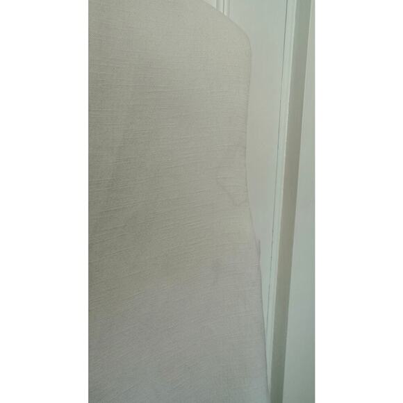 Endless Rose Off White Linen Oversized Vest Blazer Sz M - Picture 9 of 9